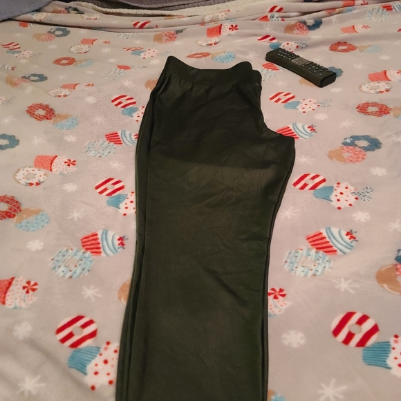 Torrid faux leather stretchy leggings. NWT. Black. - Picture 7 of 9